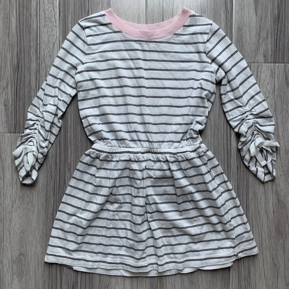 Splendid Striped Tunic w Gathered Sleeves